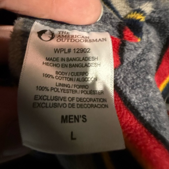 AMERICAN OUTDOORSMAN MENS FLEECE LINED JACKET, Large - Picture 3 of 9